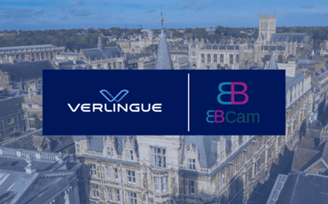 Verlingue acquires EBCam - photo showing Cambridge and logos