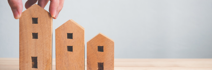Building block houses