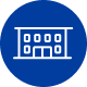 Bank building icon