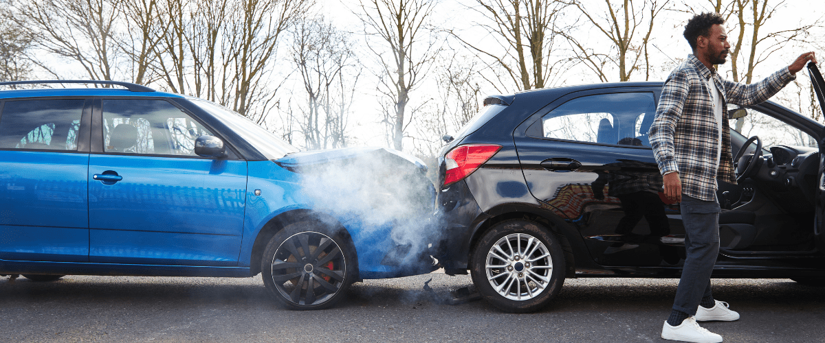 Road safety week 2025 - rear car collision - Verlingue UK 